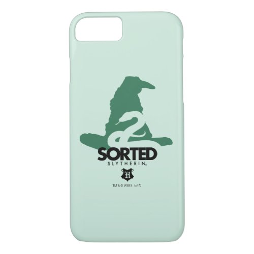 Harry Potter  Sorted Into SLYTHERIN House iPhone 87 Case