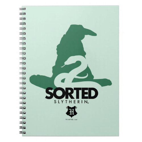 Harry Potter  Sorted Into SLYTHERIN House Notebook