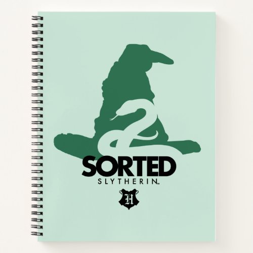 Harry Potter  Sorted Into SLYTHERIN House Notebook