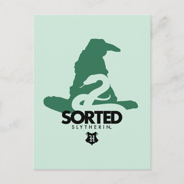 Harry Potter | Sorted Into SLYTHERIN™ House Postcard (Front)