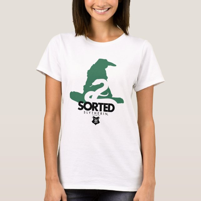 Harry Potter | Sorted Into SLYTHERIN™ House T-Shirt (Front)