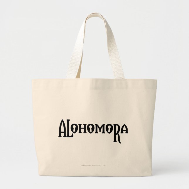 Harry Potter Spell | Alohomora Large Tote Bag (Front)