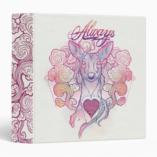 Harry Potter Spell | "Always" Doe Patronus Binder (Front/Spine)