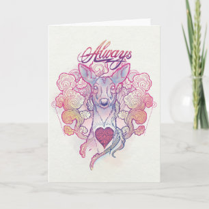 Harry Potter Spell   "Always" Doe Patronus Card