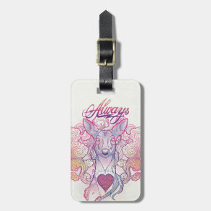 Harry Potter Spell "Always" Doe Patronus Luggage Tag