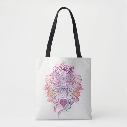 Harry Potter Spell  Always Doe Patronus Tote Bag