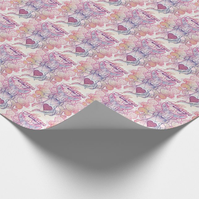 Harry Potter Spell | "Always" Doe Patronus Wrapping Paper (Corner)