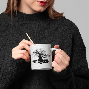Harry Potter Spell   Always Quote Silhouette Coffee Mug