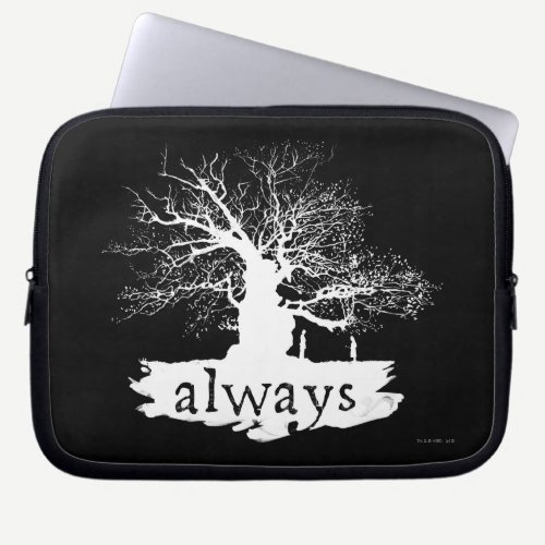 Harry Potter Spell | Always Quote Silhouette Laptop Sleeve