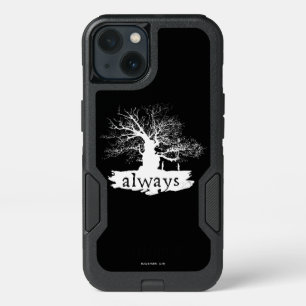 Harry Potter Spell   Always Quote Silhouette iPhone 13 Case