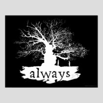 Harry Potter Spell | Always Quote Silhouette Poster
