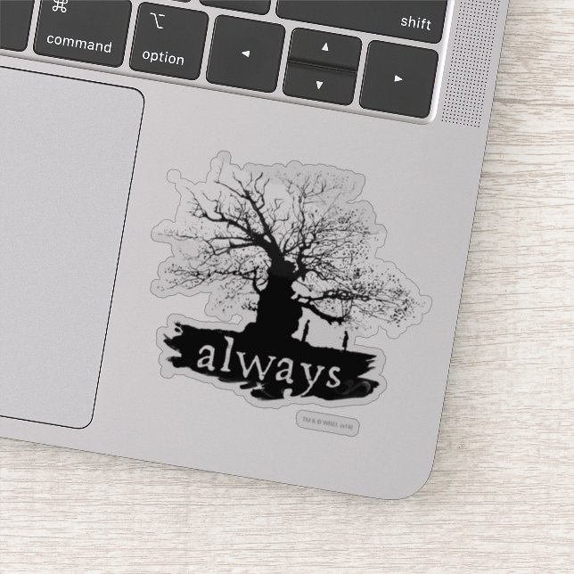 Harry Potter Spell | Always Quote Silhouette Sticker (Detail)