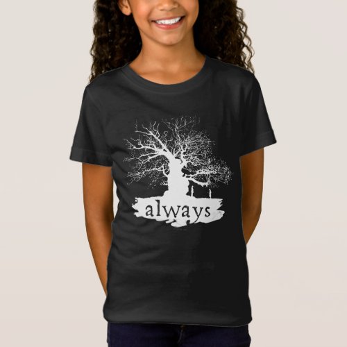 Harry Potter Spell  Always Quote Silhouette T_Shirt
