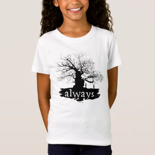 Harry Potter Spell  Always Quote Silhouette T_Shirt