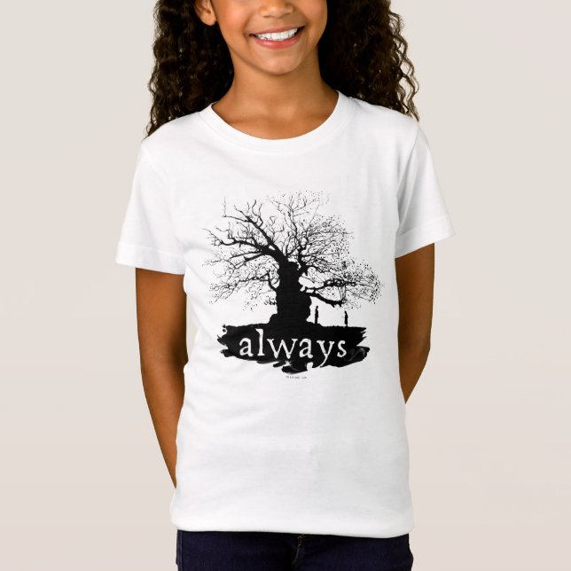 Harry Potter Spell | Always Quote Silhouette T-Shirt (Front)