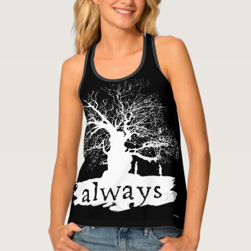 Harry Potter Spell  Always Quote Silhouette Tank Top
