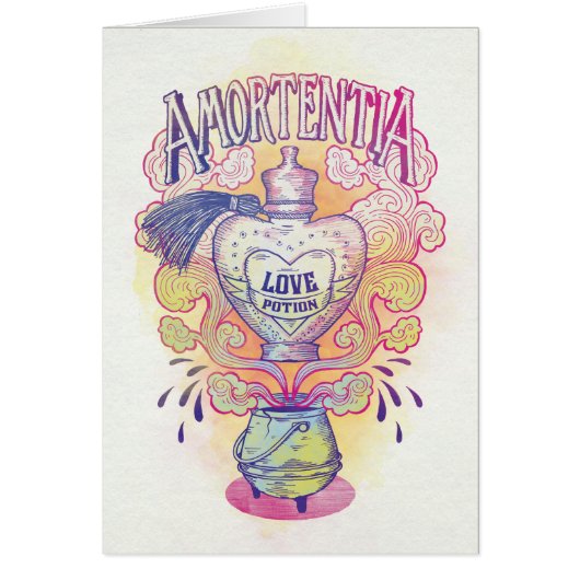 Harry Potter Spell | Amortentia Love Potion Bottle Cards (Front)