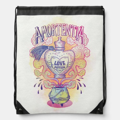 Harry Potter Spell  Amortentia Love Potion Bottle Drawstring Bag