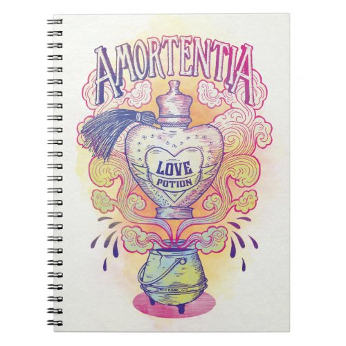 Harry Potter Spell  Amortentia Love Potion Bottle Notebook