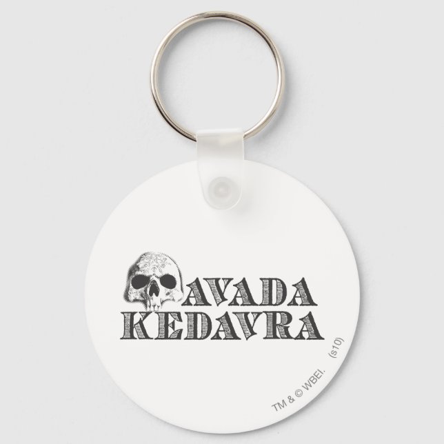 Harry Potter Spell | Avada Kedavra Keychain (Front)