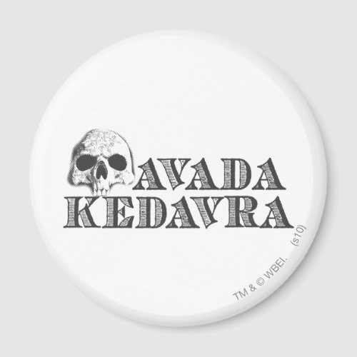 Harry Potter Spell  Avada Kedavra Magnet