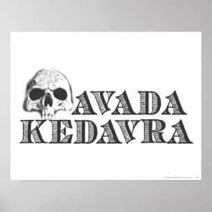 Harry Potter Spell   Avada Kedavra Poster