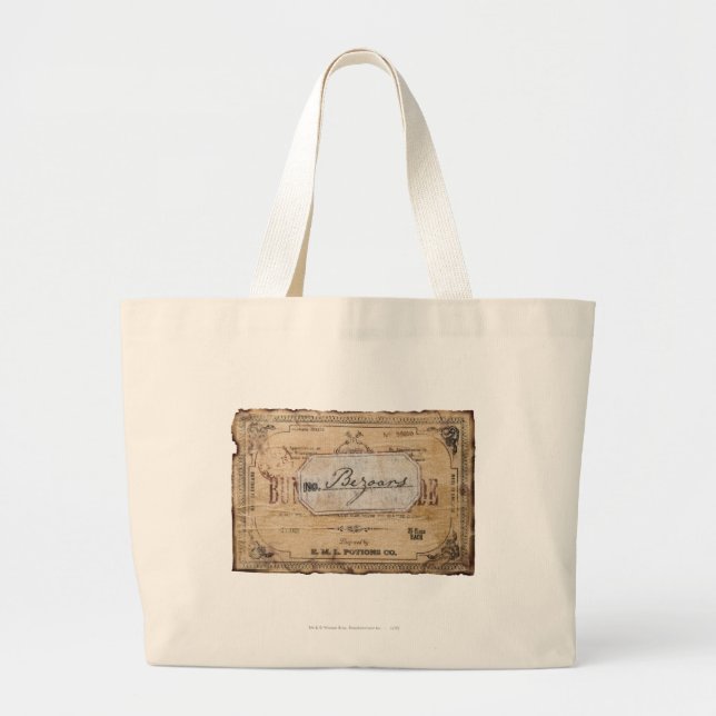 Harry Potter Spell | Bezoars Large Tote Bag (Front)