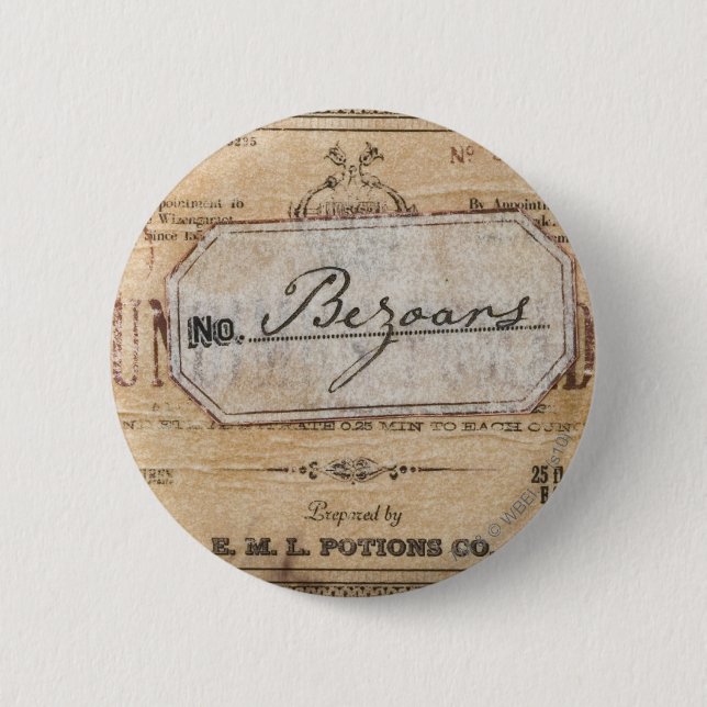 Harry Potter Spell | Bezoars Pinback Button (Front)