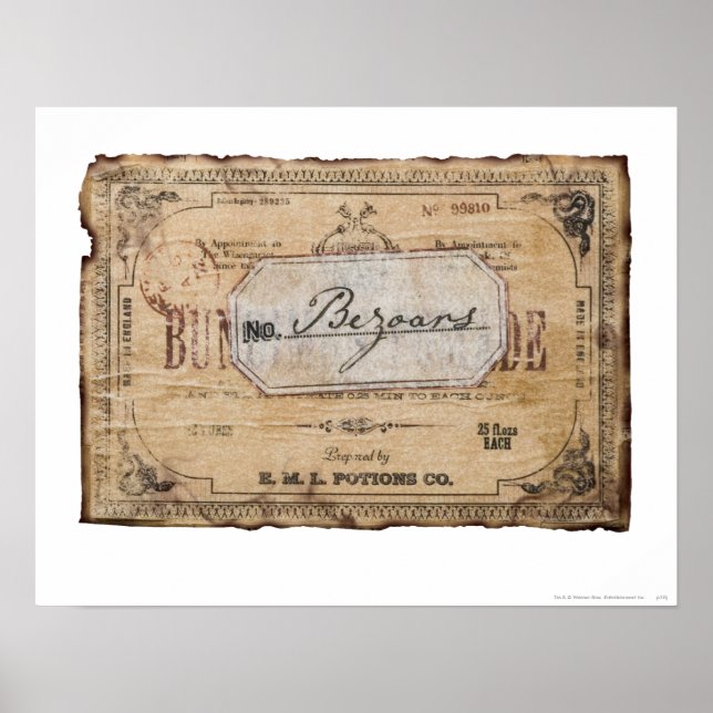 Harry Potter Spell | Bezoars Poster (Front)