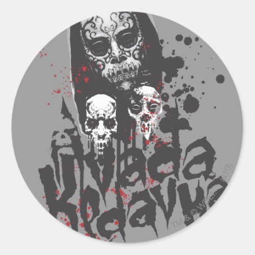 Harry Potter Spell  Death Eater Avada Kedavra Classic Round Sticker