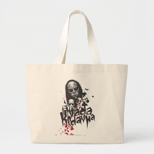 Harry Potter Spell  Death Eater Avada Kedavra Large Tote Bag