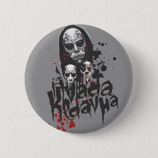 Harry Potter Spell | Death Eater Avada Kedavra Pinback Button (Front)