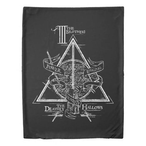 Harry Potter Spell  DEATHLY HALLOWS Graphic Duvet Cover