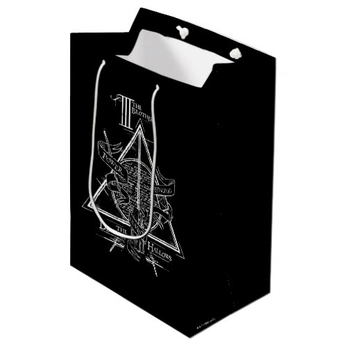 Harry Potter Spell  DEATHLY HALLOWS Graphic Medium Gift Bag