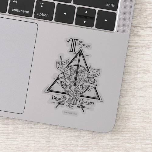 Harry Potter Spell  DEATHLY HALLOWS Graphic Sticker