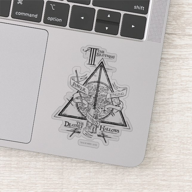 Harry Potter Spell | DEATHLY HALLOWS Graphic Sticker (Detail)