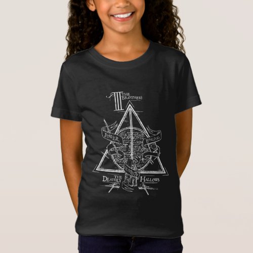 Harry Potter Spell  DEATHLY HALLOWS Graphic T_Shirt