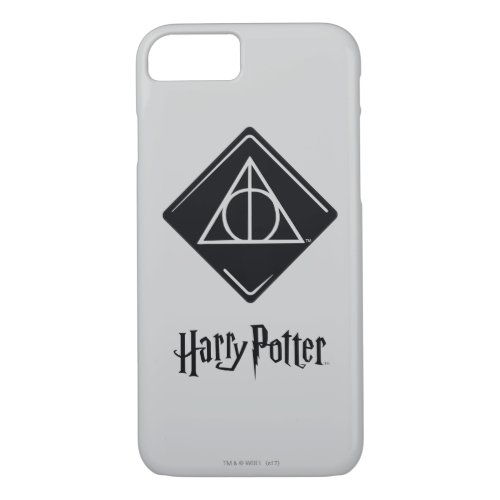 Harry Potter Spell  Deathly Hallows Icon iPhone 87 Case
