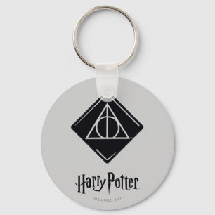 Harry Potter Spell   Deathly Hallows Icon Keychain