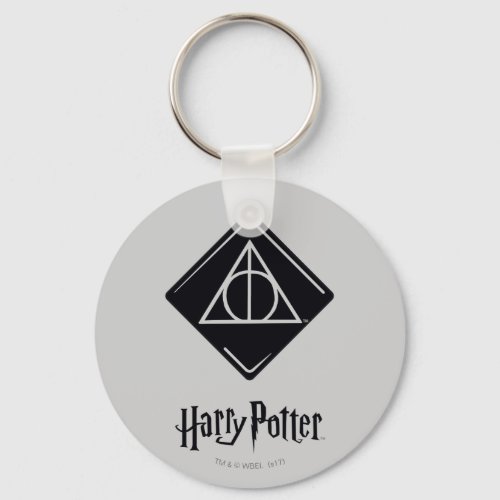 Harry Potter Spell  Deathly Hallows Icon Keychain