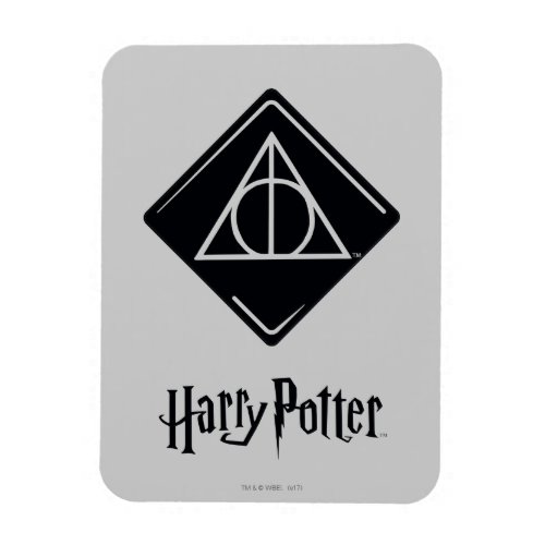 Harry Potter Spell  Deathly Hallows Icon Magnet