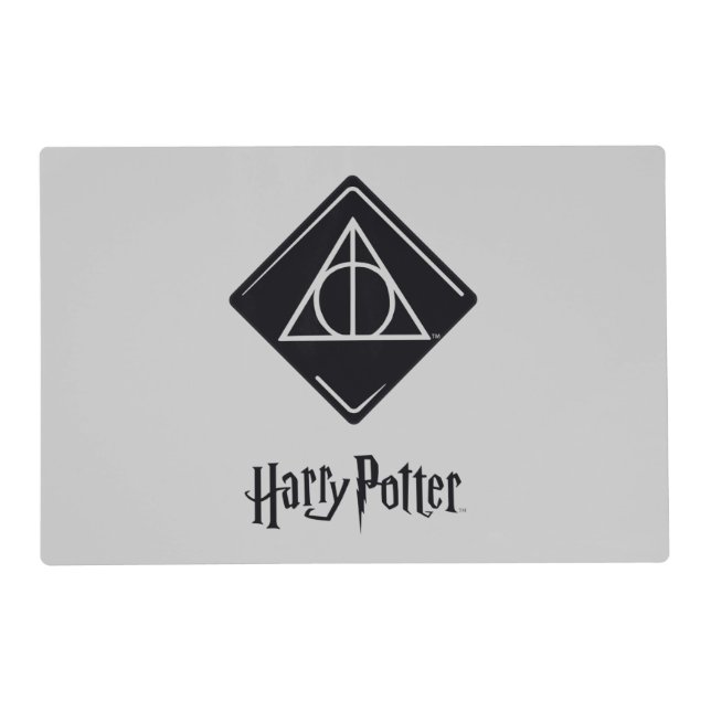 Harry Potter Spell | Deathly Hallows Icon Placemat (Front)