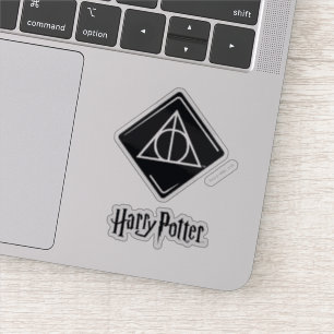 Harry Potter Spell   Deathly Hallows Icon Sticker