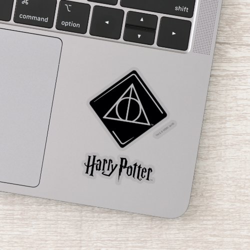 Harry Potter Spell  Deathly Hallows Icon Sticker