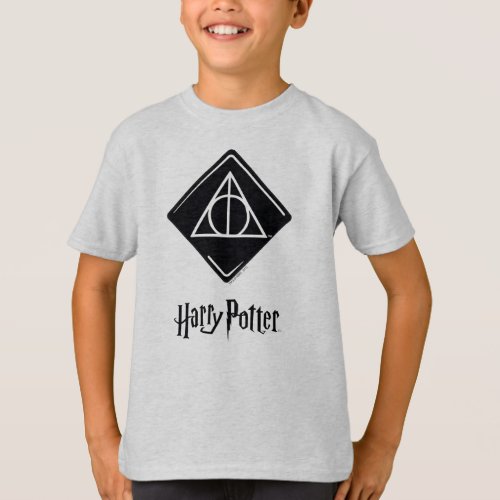 Harry Potter Spell  Deathly Hallows Icon T_Shirt