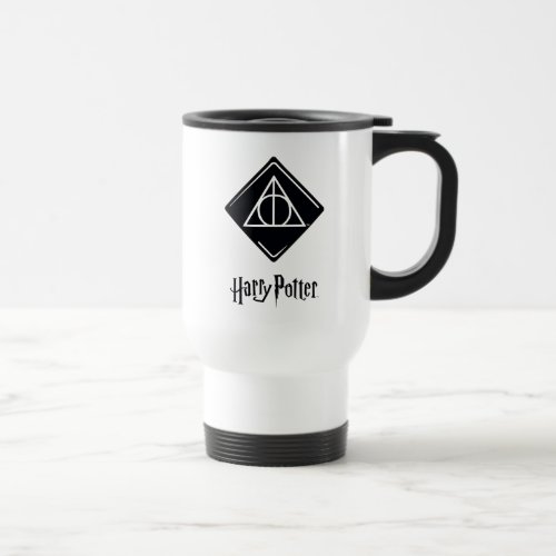 Harry Potter Spell  Deathly Hallows Icon Travel Mug