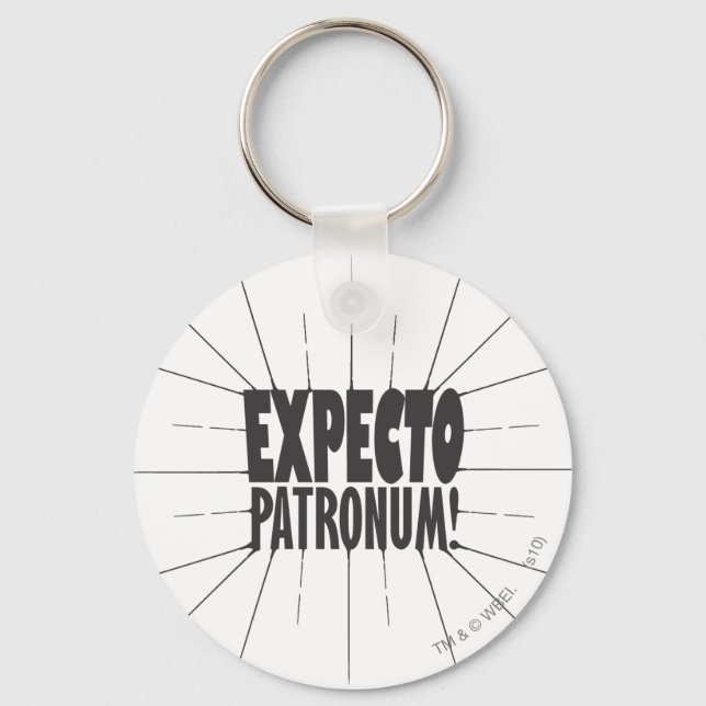 Harry Potter Spell | EXPECTO PATRONUM™! Keychain (Front)