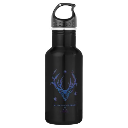 Harry Potter Spell  EXPECTO PATRONUMStag Sketch Stainless Steel Water Bottle