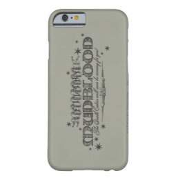 Harry Potter Spell | Filthy Mudblood Barely There iPhone 6 Case