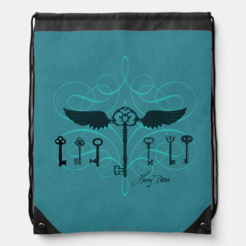 Harry Potter Spell  Flying Keys Drawstring Bag